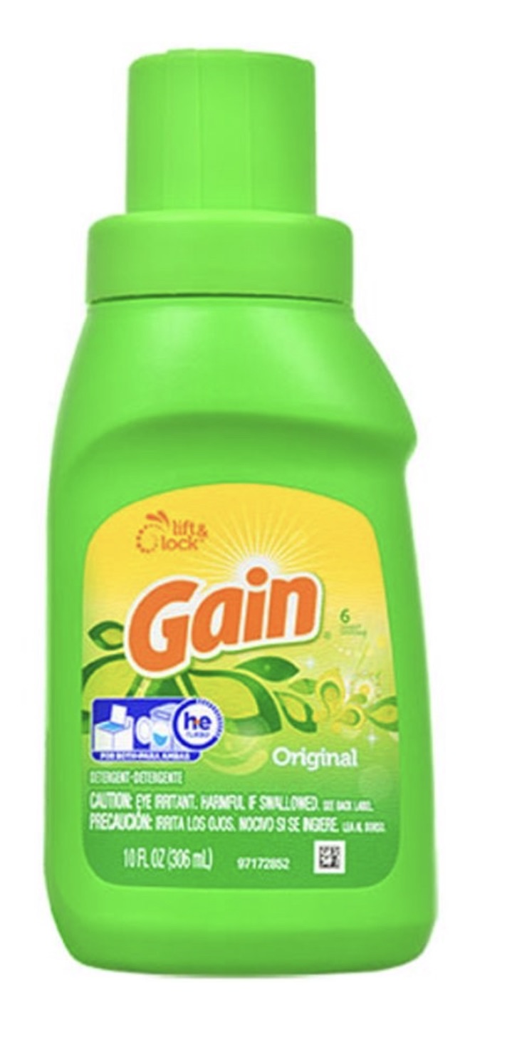 Bulk Case of 24 | Gain Original Scent Liquid Detergent 10oz Bottle