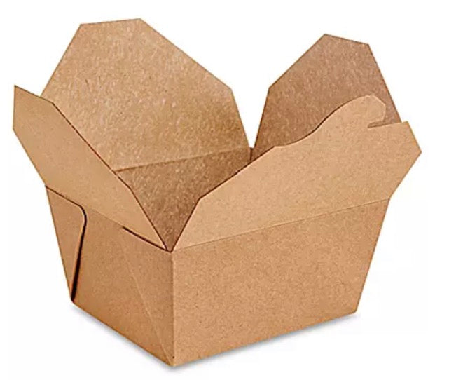 #1 Kraft Takeout Container (50ct)