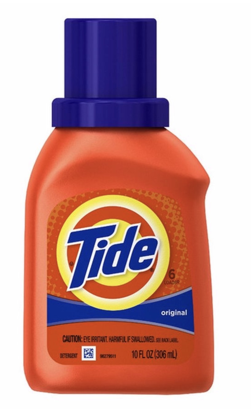 Bulk Case of 24| Tide Original Scent Liquid Laundry Detergent 10oz