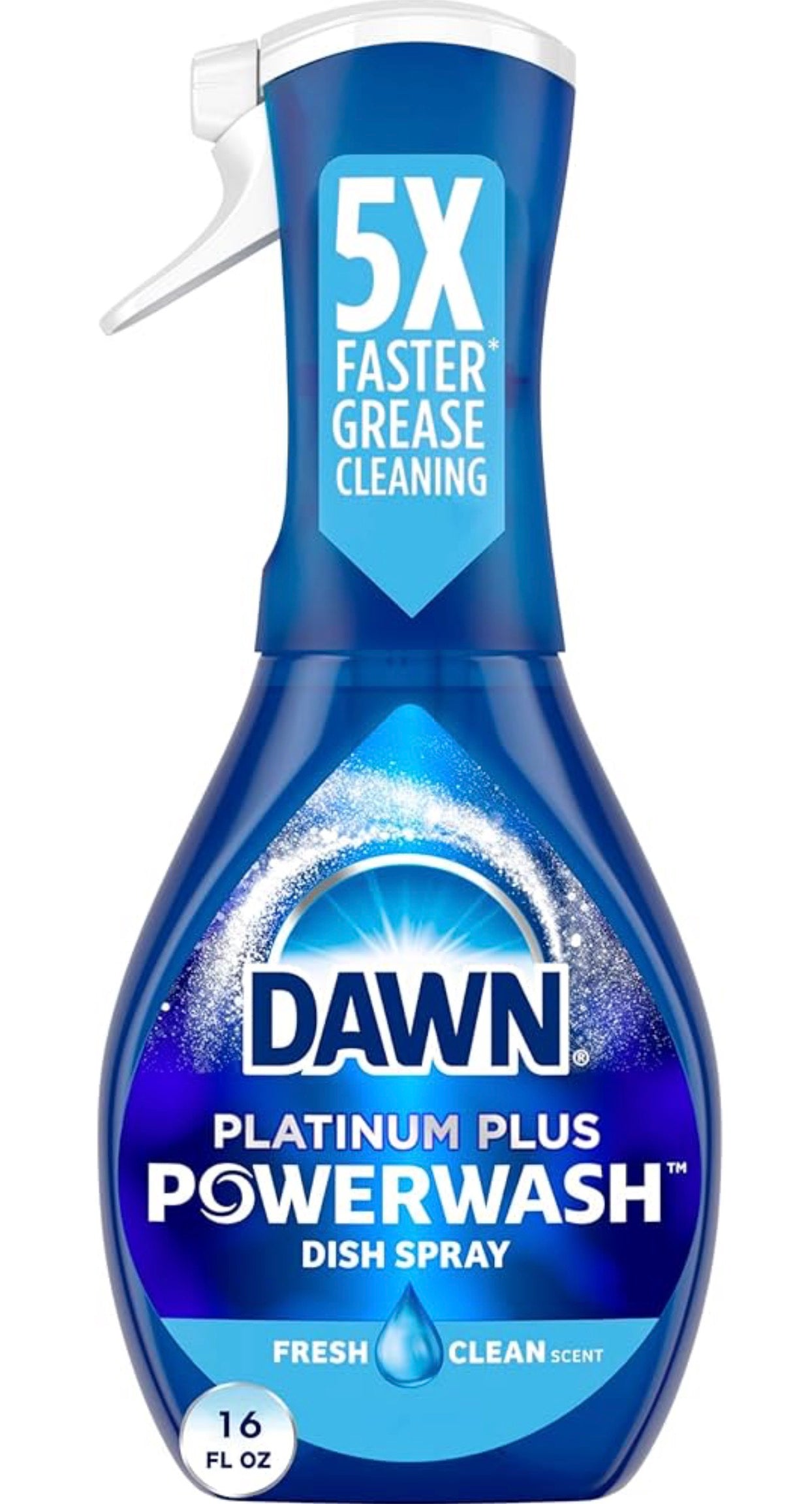Dawn Platinum Plus Powerwash Dish Soap 16oz Spray Bottle