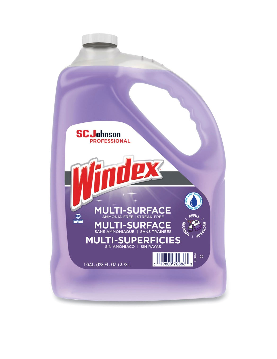 Windex Ammonia-Free Multi-Surface All Purpose Cleaner 1 GAL